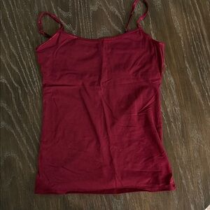 SO Wine-Red Spaghetti Strap Camisole